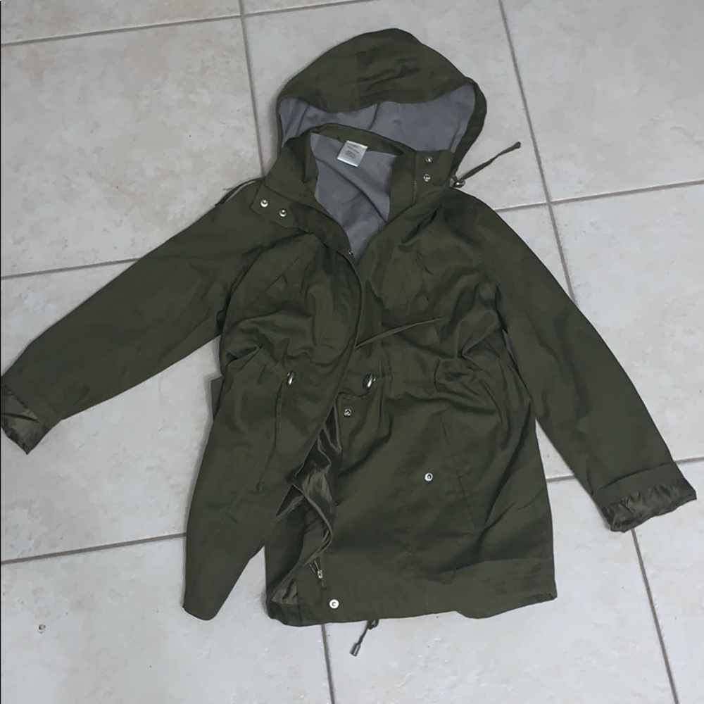 Green coat